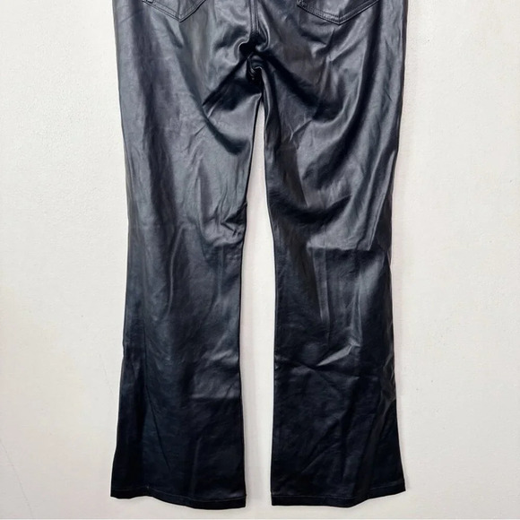 Gap Womens 29 High Rise Vegan Leather 70s Flare Pant - Picture 13 of 14